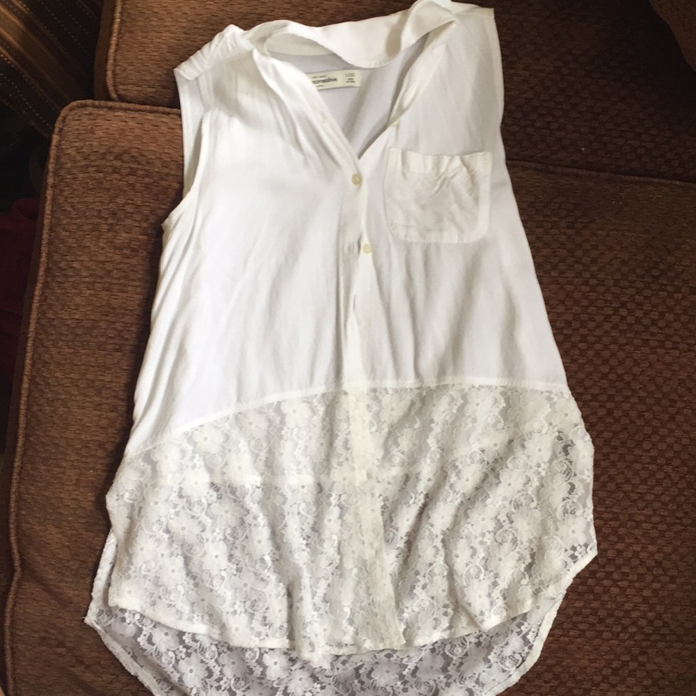 White long Abercrombie top